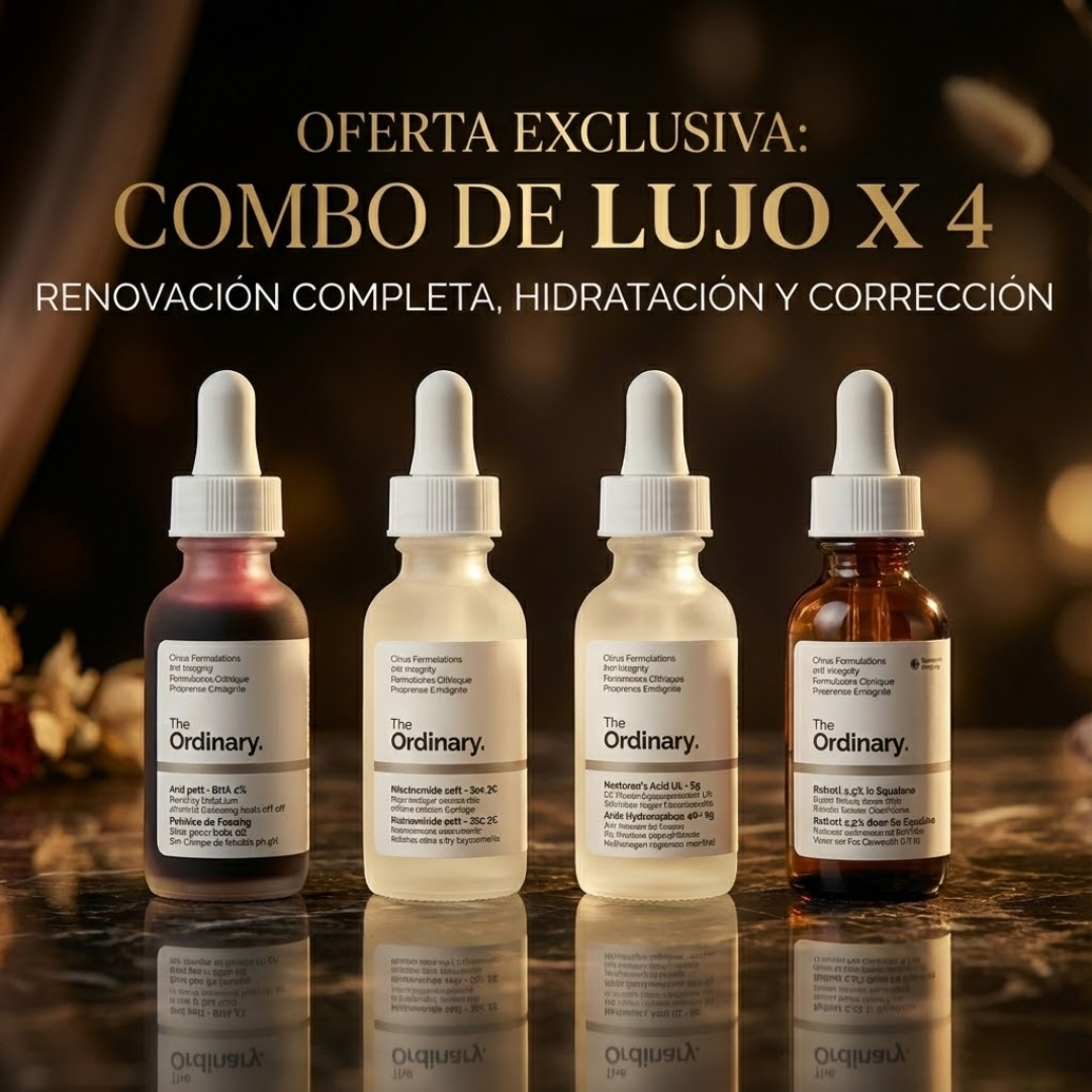 Oferta Especial 4x1: The Ordinary™️: Combo Facial de The Ordinary para Hidratación, Renovación y Control de Imperfecciones